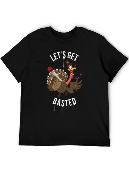 Lets Get Basted T-Shirt Thanksgiving Humor