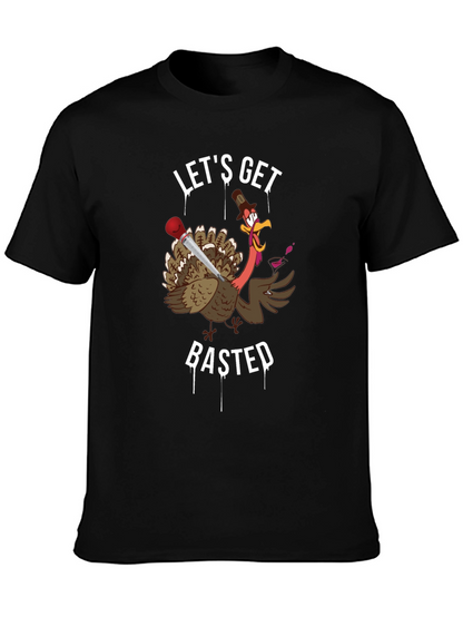 Lets Get Basted T-Shirt Thanksgiving Humor
