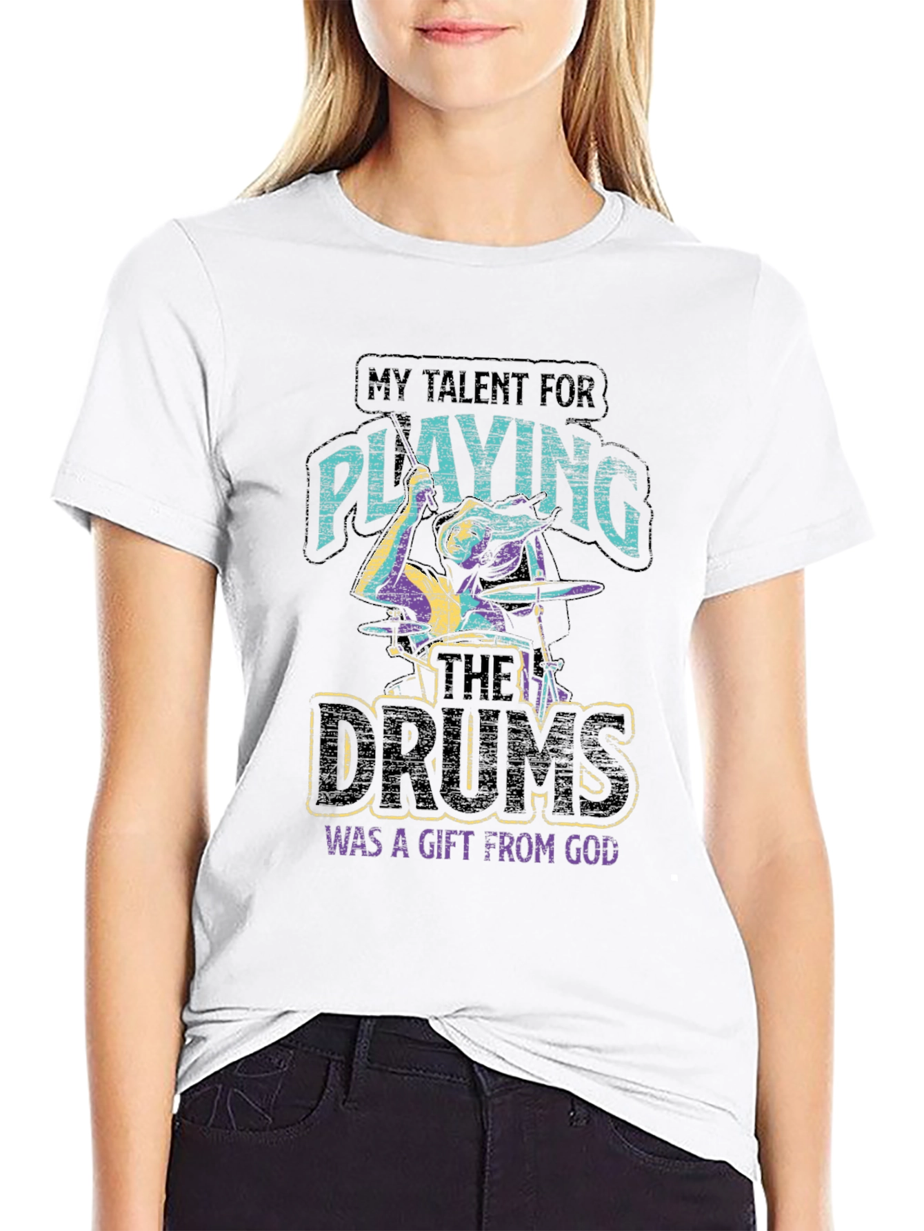 Talent for Playing Drums Gift T-Shirt