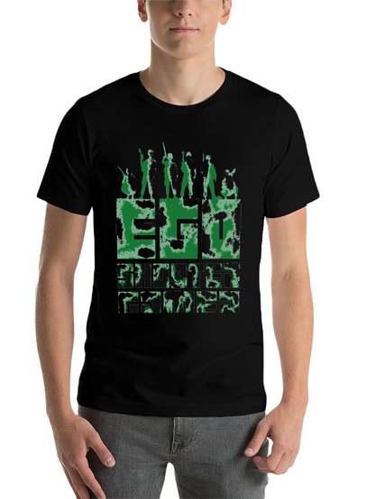 Camouflage Graphic Tee - Military Style