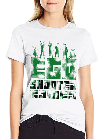 Camouflage Graphic Tee - Military Style