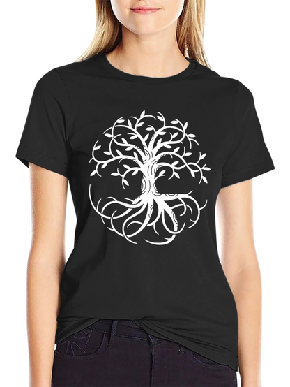 Tree of Life Graphic Tee - Stylish Black T-Shirt