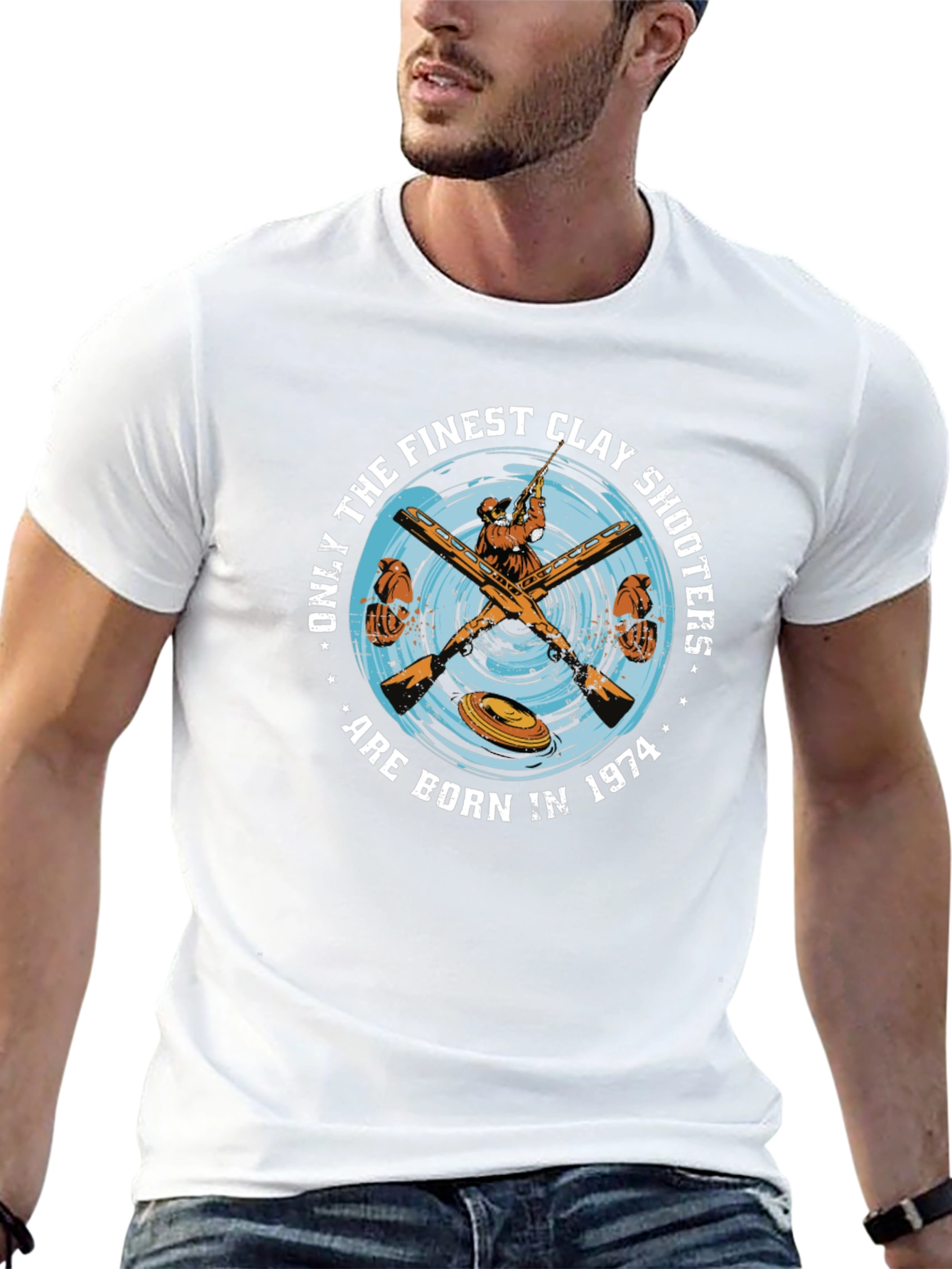 Finest Clay Shooters Born in 1974 T-Shirt