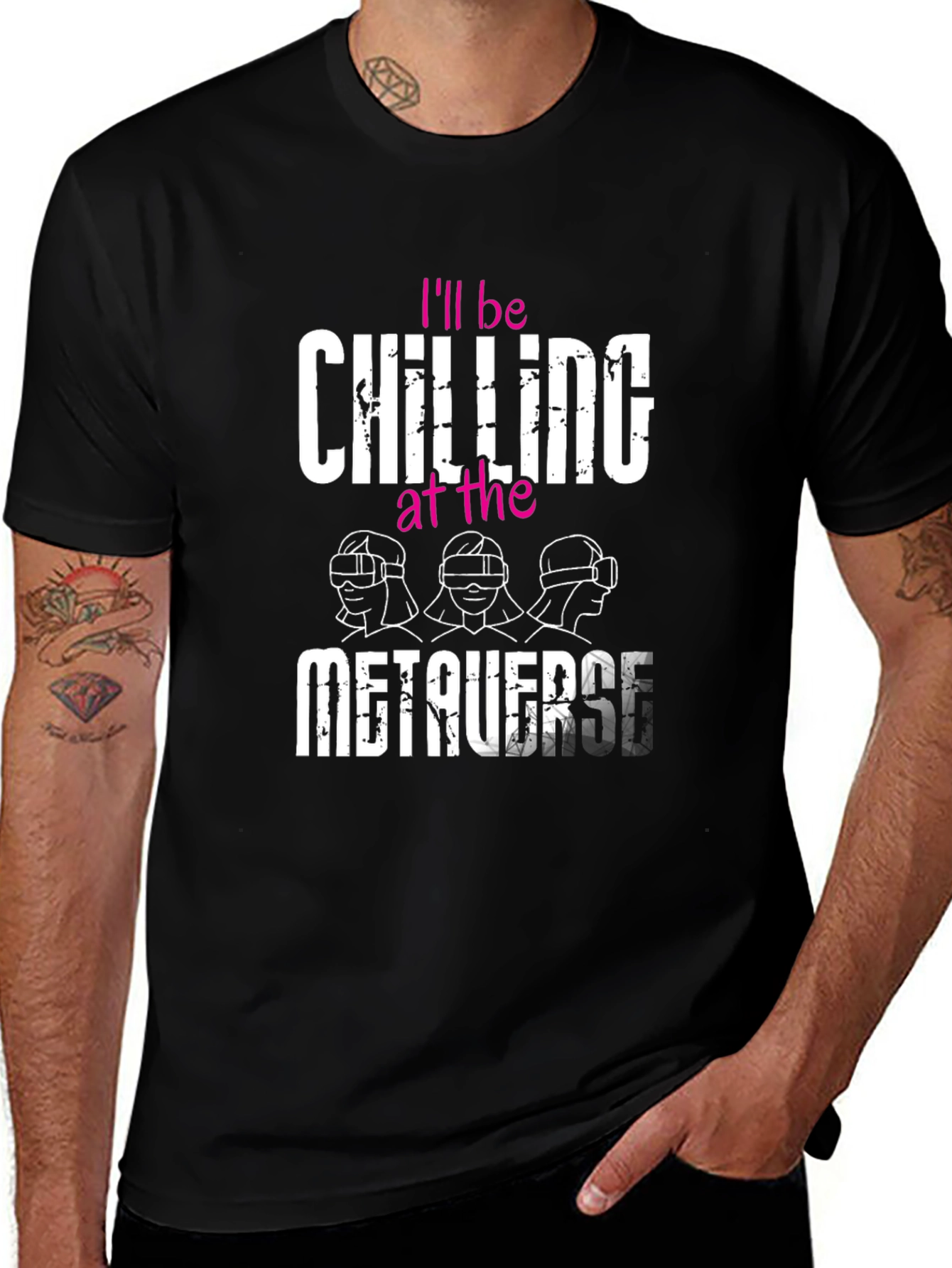 Metaverse T-Shirt: Chilling in VR Tee