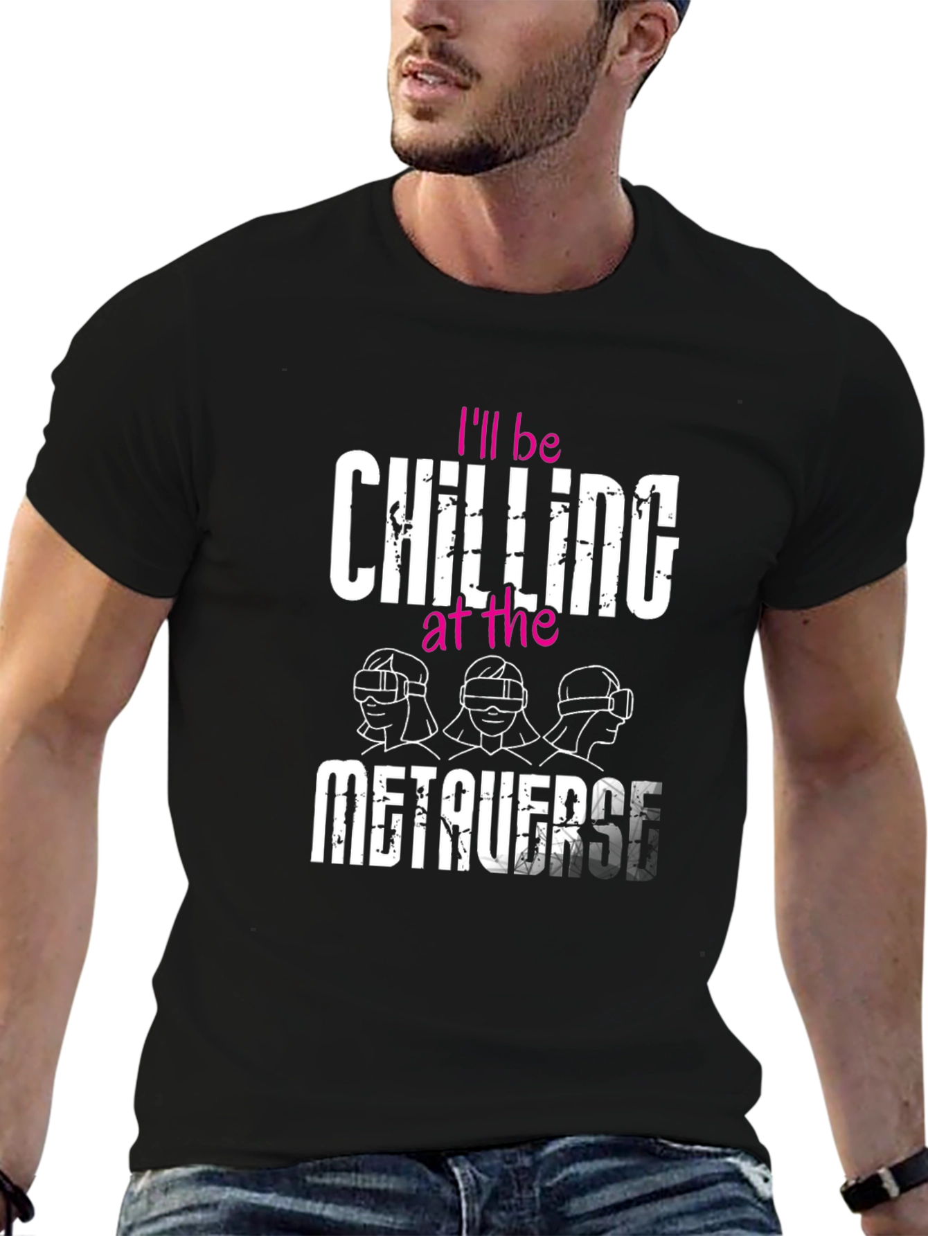 Metaverse T-Shirt: Chilling in VR Tee