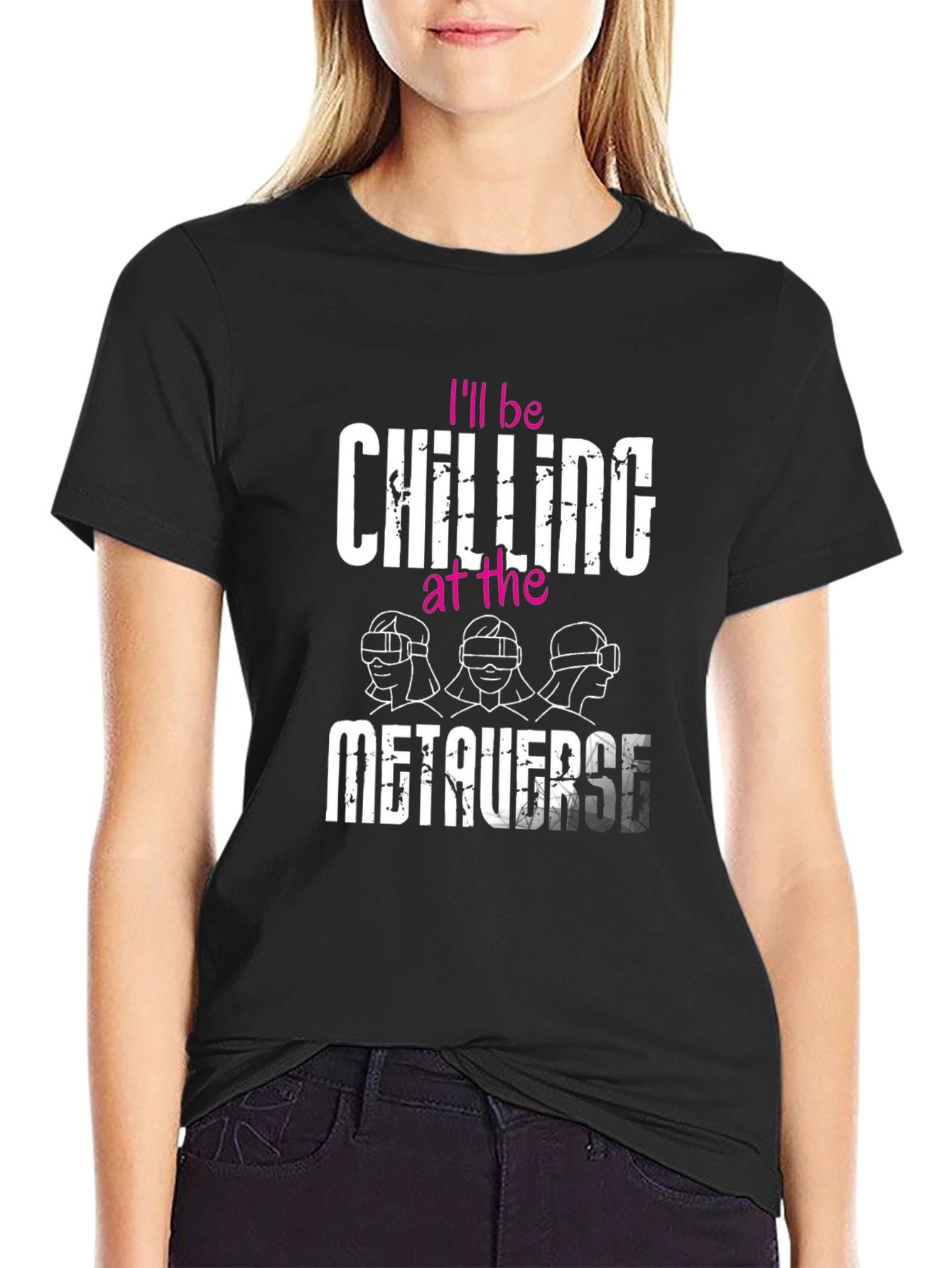 Metaverse T-Shirt: Chilling in VR Tee