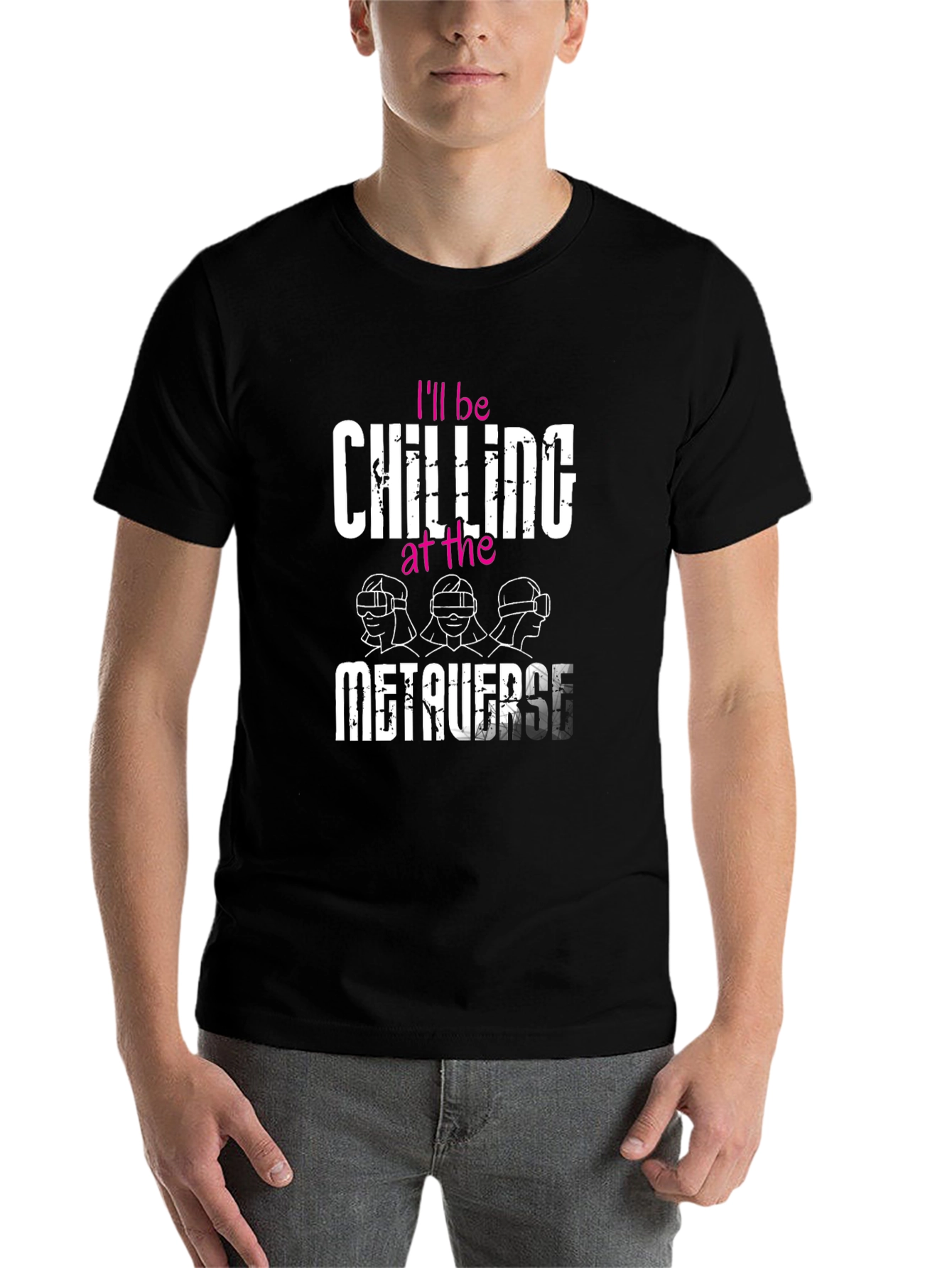 Metaverse T-Shirt: Chilling in VR Tee