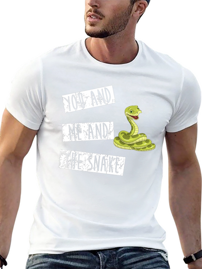 You and Me and the Snake Graphic Tee