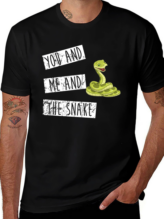 You and Me and the Snake Graphic Tee