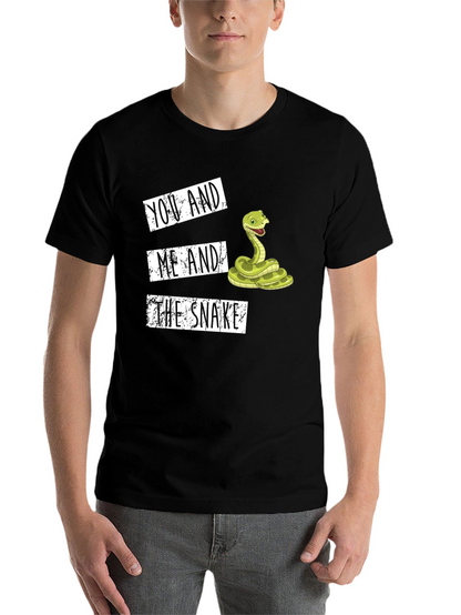 You and Me and the Snake Graphic Tee