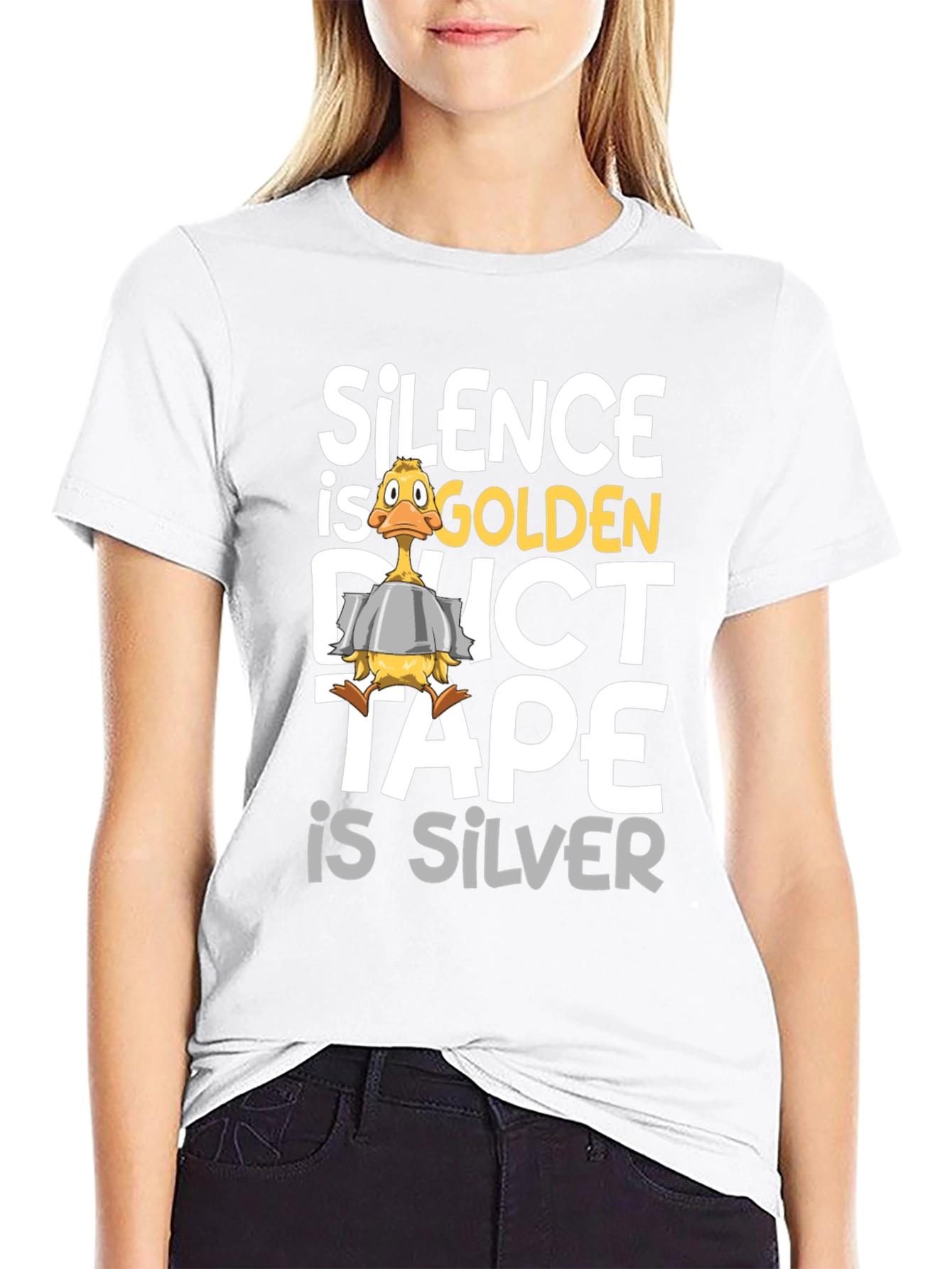 Silence is Golden Duct Tape is Silver T-Shirt