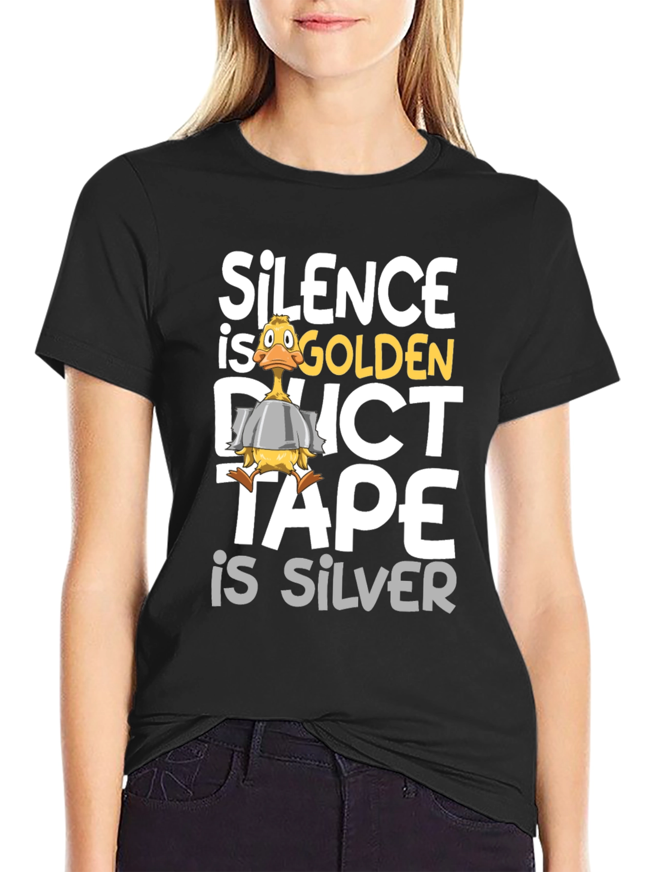 Silence is Golden Duct Tape is Silver T-Shirt