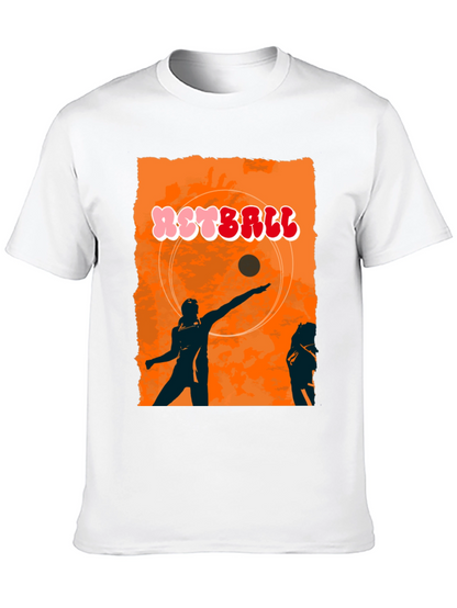 Retro Netball Graphic T-Shirt