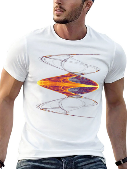 Abstract Graphic Black T-Shirt