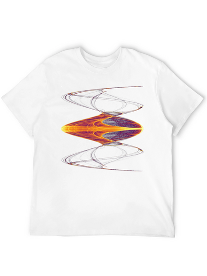 Abstract Graphic Black T-Shirt