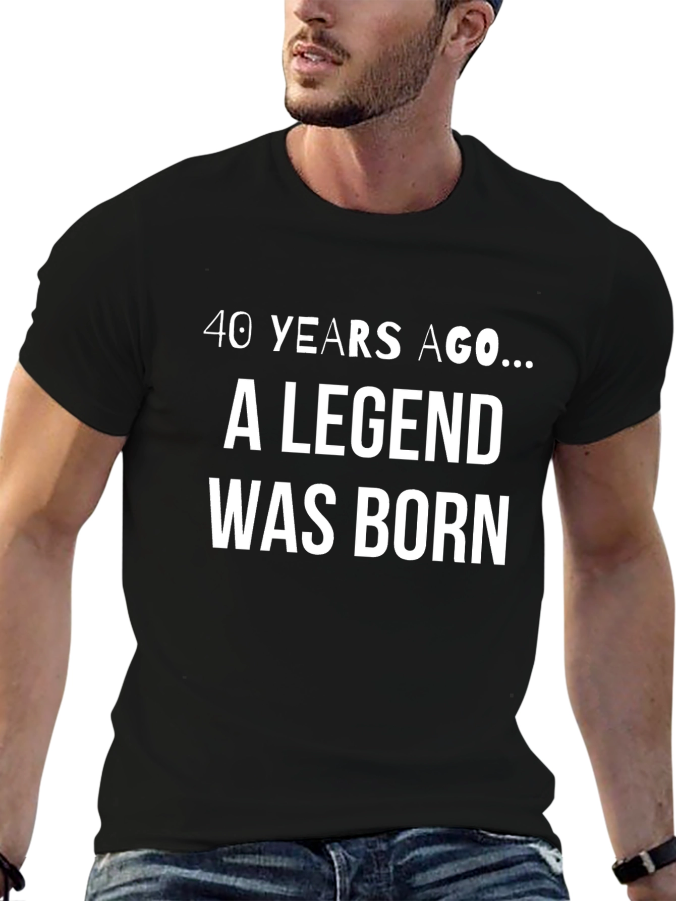 Legend Born Black T-Shirt - Birthday Gift