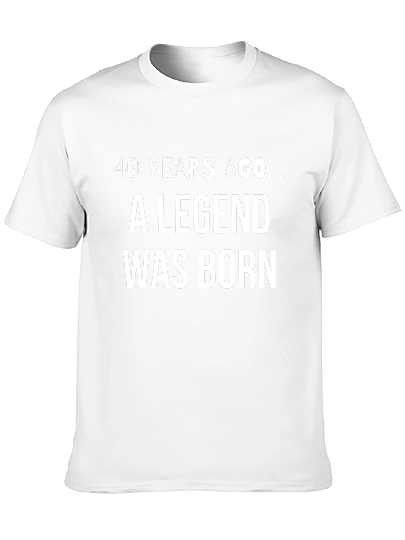 Legend Born Black T-Shirt - Birthday Gift