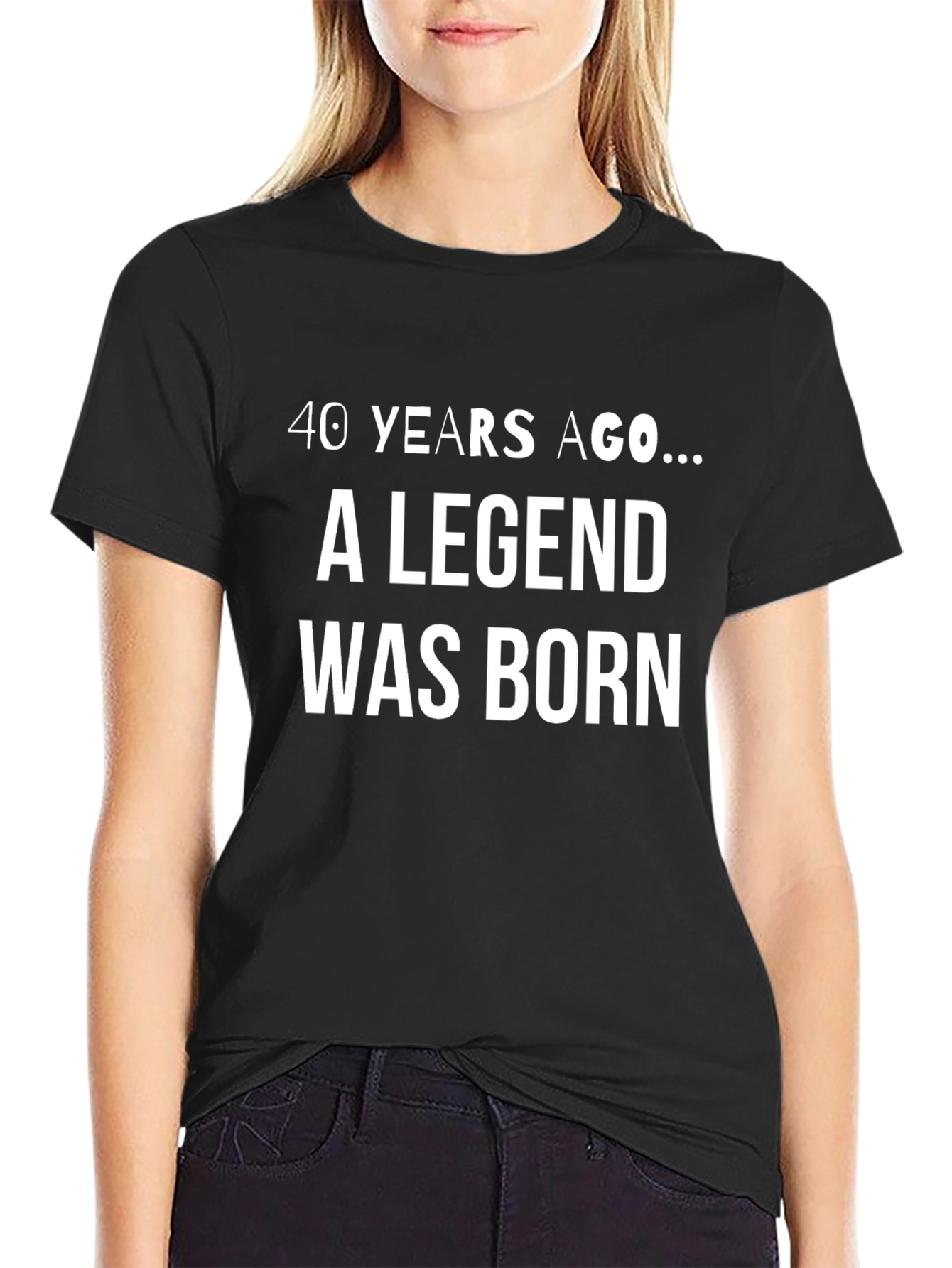Legend Born Black T-Shirt - Birthday Gift