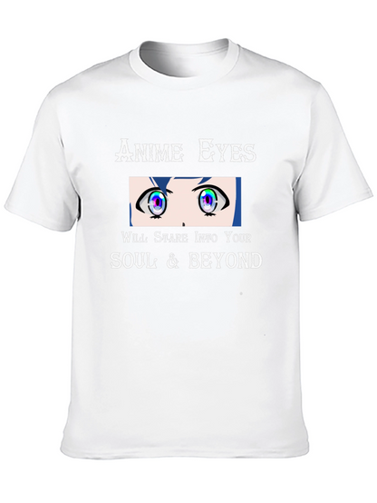 Anime Eyes Stare T-Shirt - Unique Graphic Tee