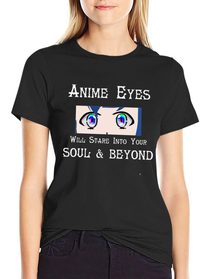 Anime Eyes Stare T-Shirt - Unique Graphic Tee