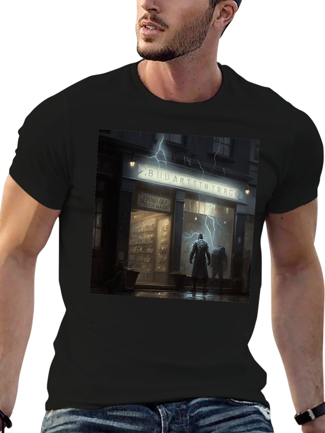 Urban Lightning Tee - Dark City Design