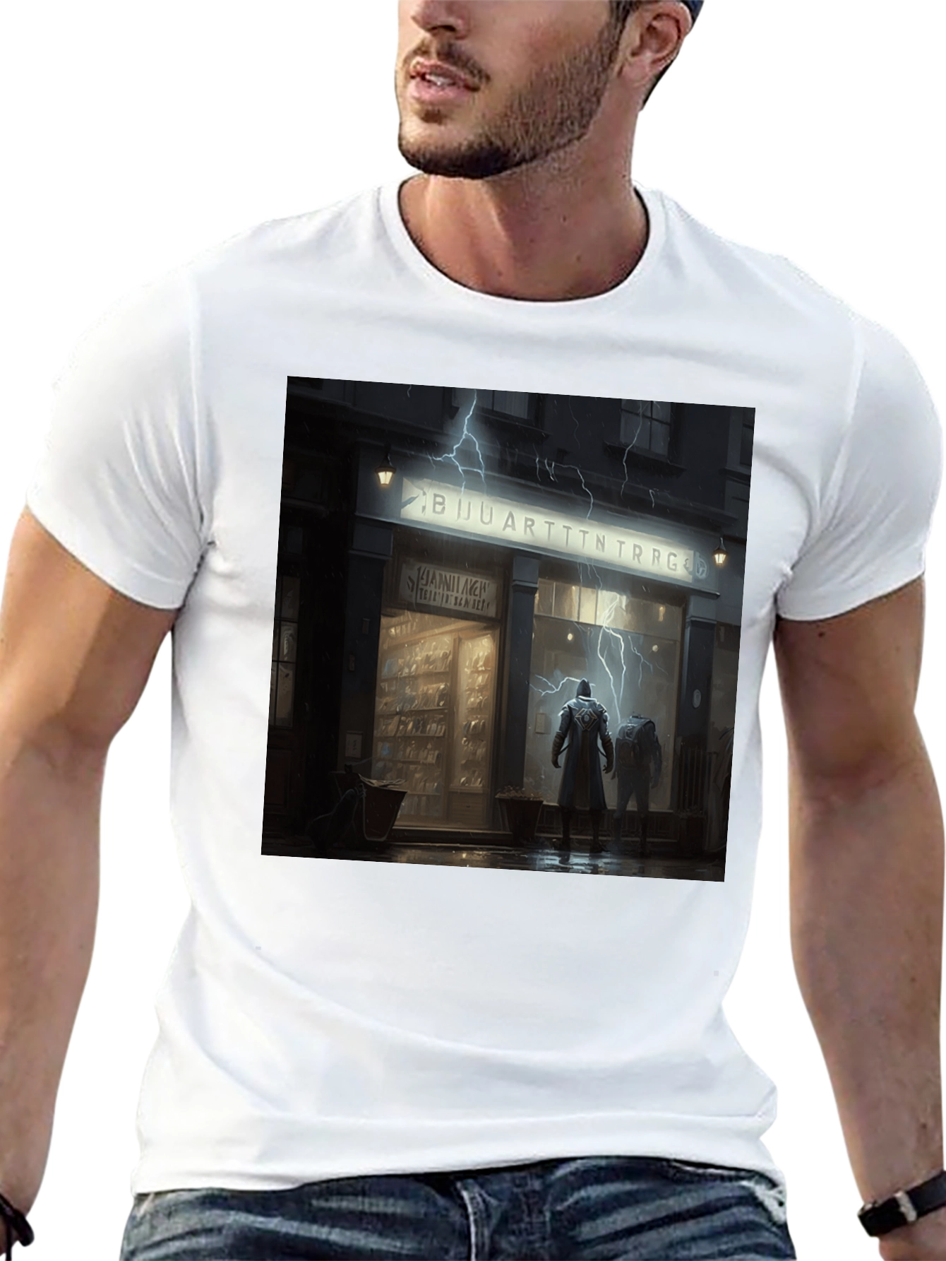 Urban Lightning Tee - Dark City Design