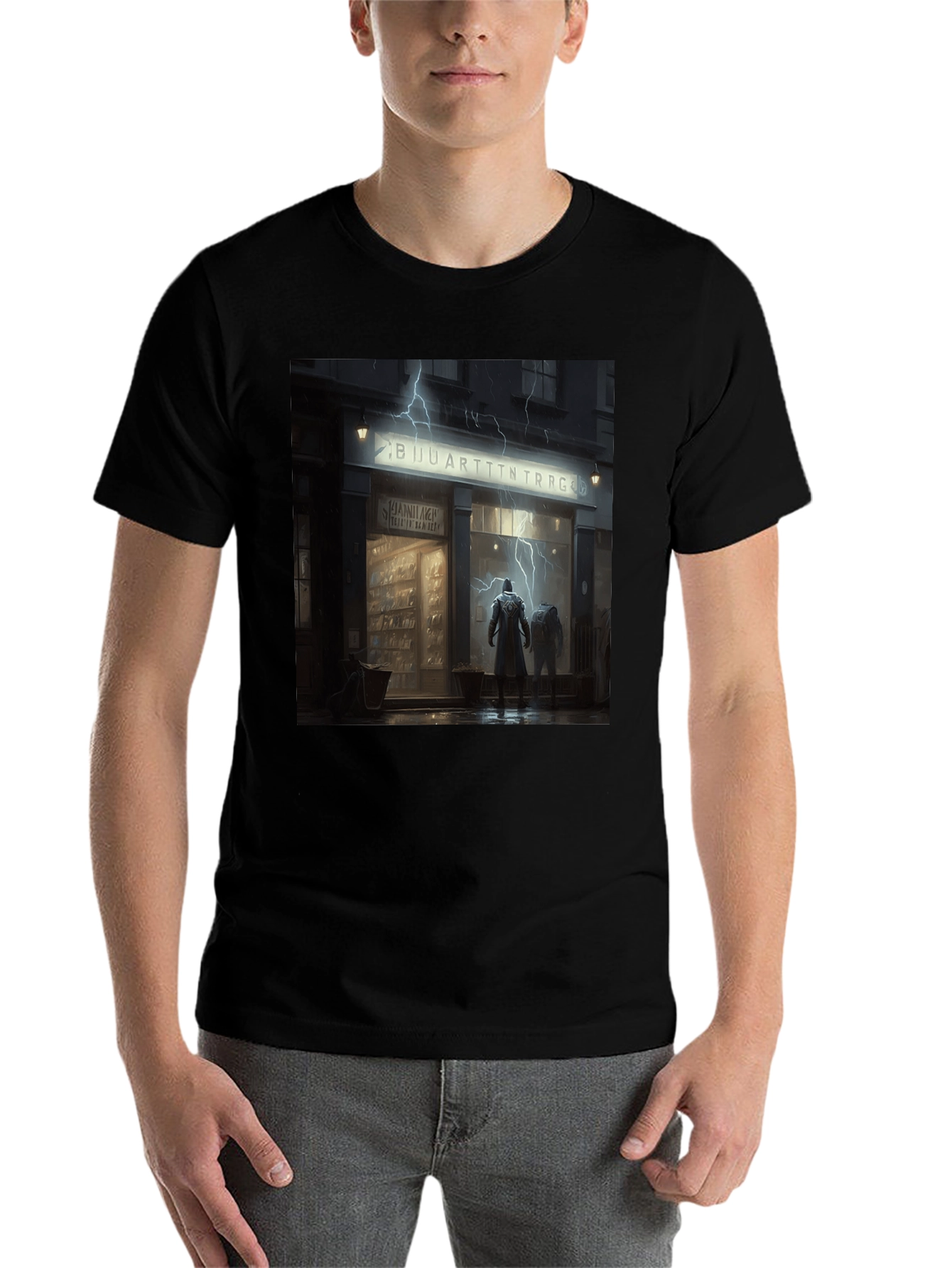 Urban Lightning Tee - Dark City Design