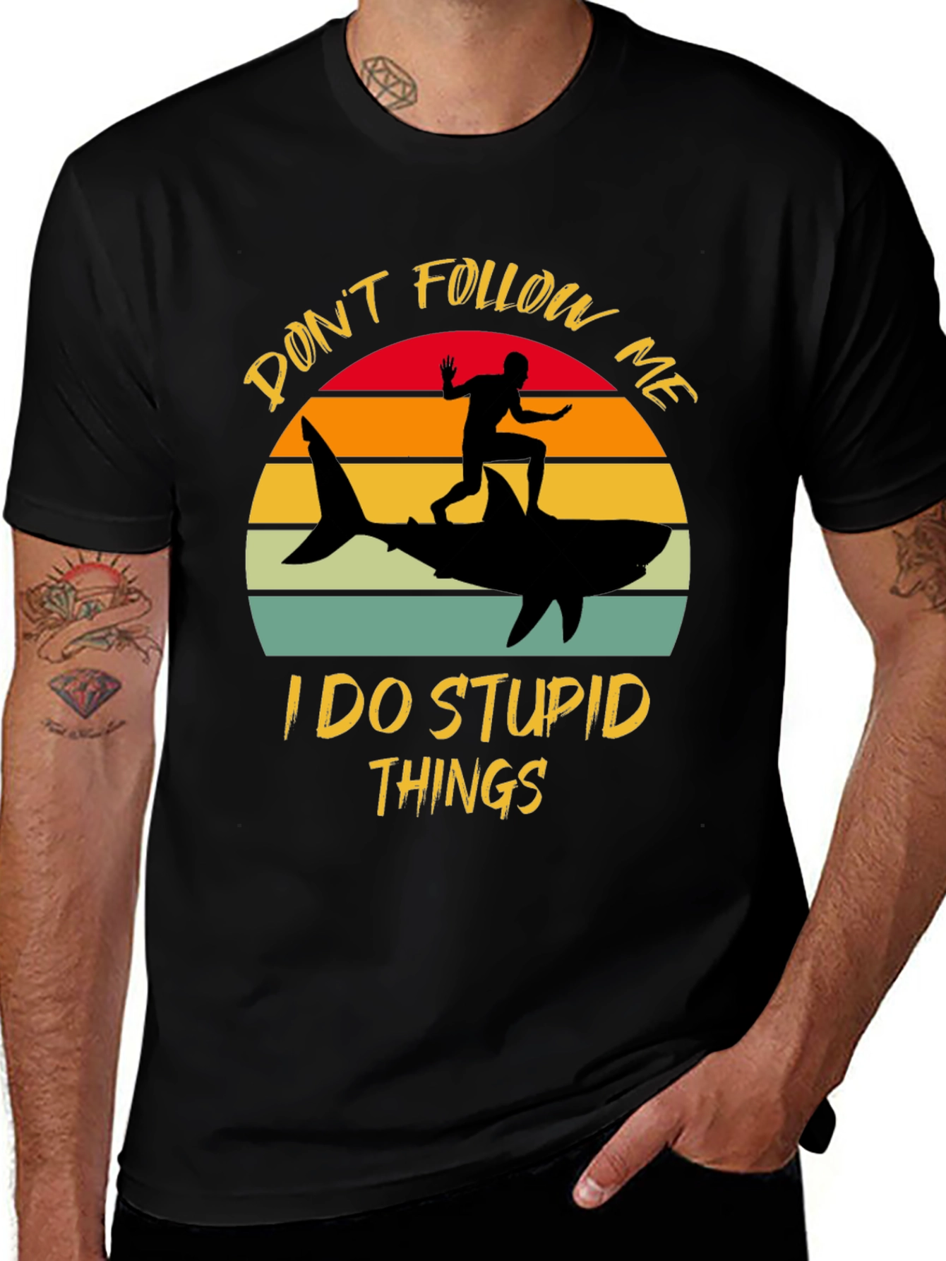 Dont Follow Me Shark T-Shirt