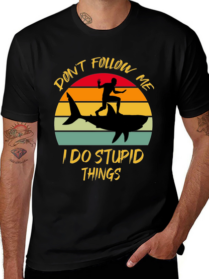 Dont Follow Me Shark T-Shirt