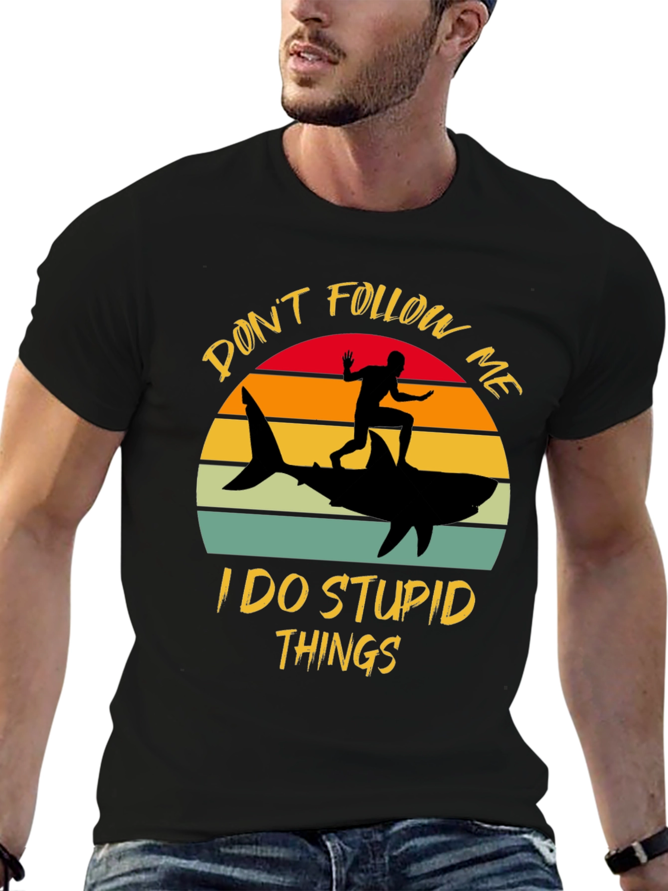 Dont Follow Me Shark T-Shirt