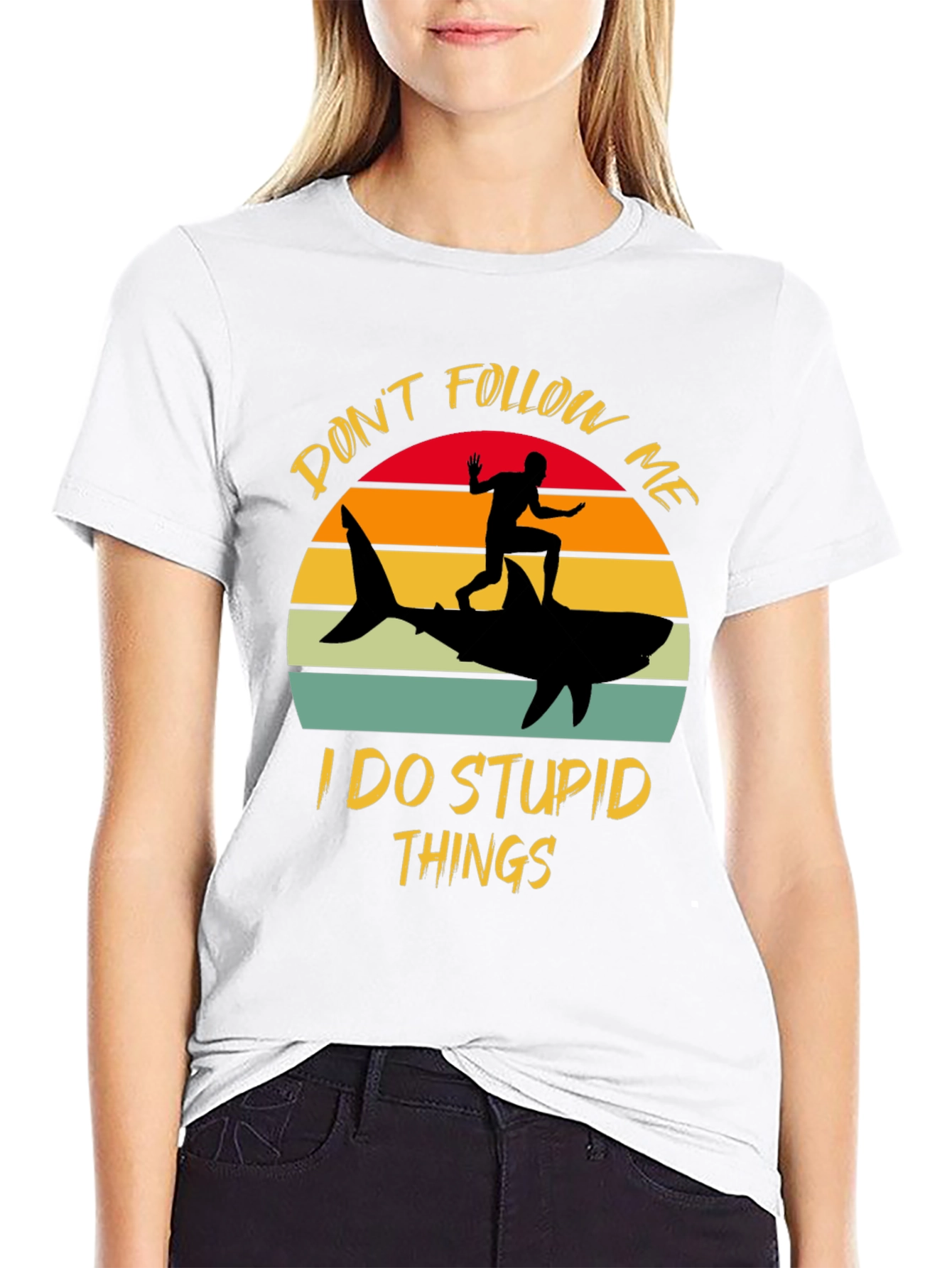 Dont Follow Me Shark T-Shirt