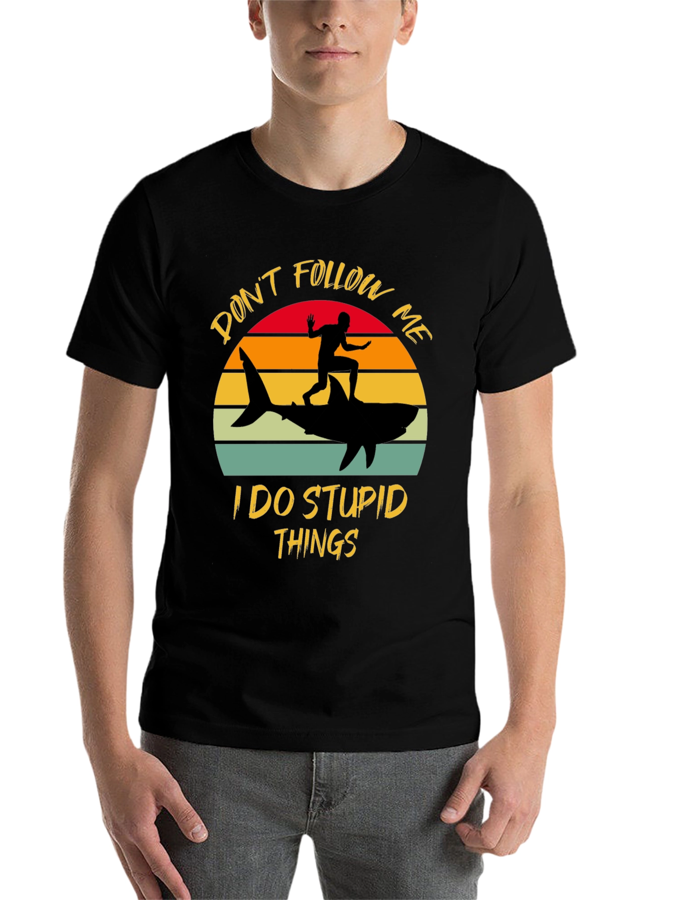 Dont Follow Me Shark T-Shirt
