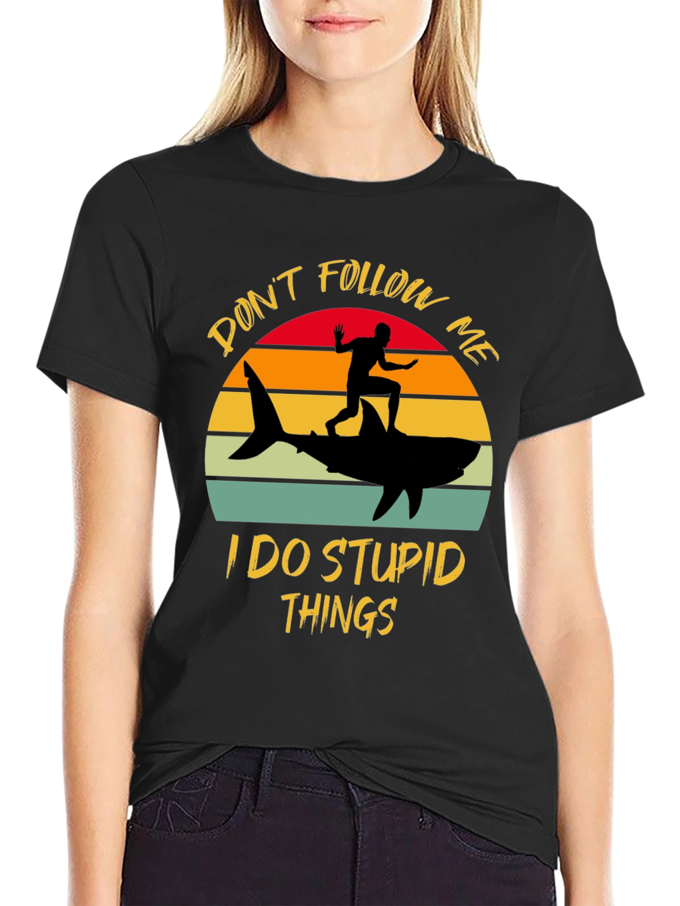 Dont Follow Me Shark T-Shirt