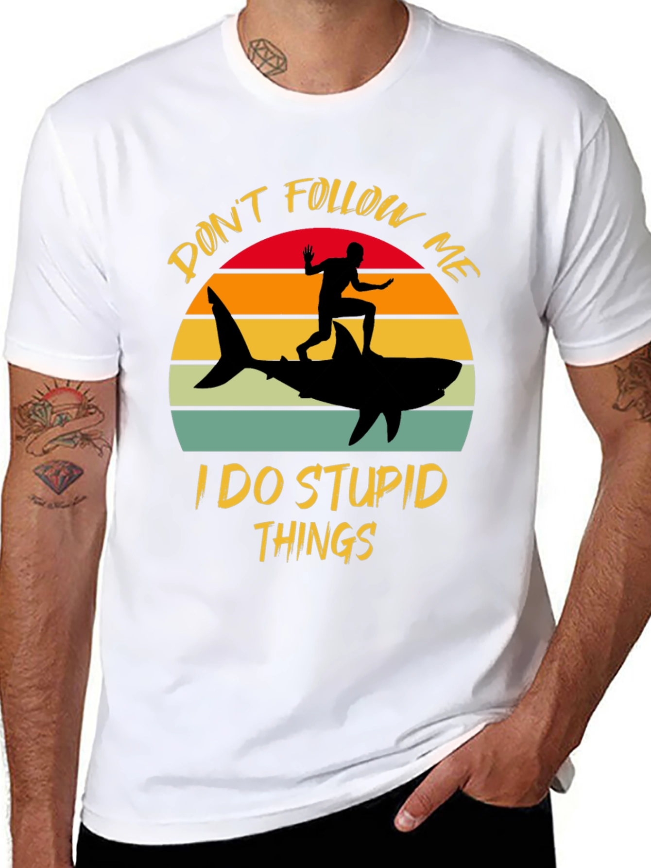 Dont Follow Me Shark T-Shirt