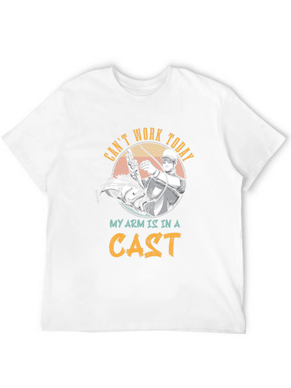 Funny Fishing T-Shirt: Cant Work Today
