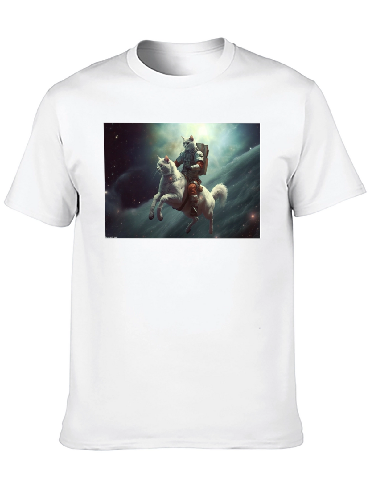 Cat Cosmonaut Horse Rider T-Shirt