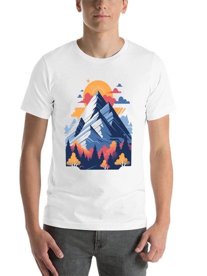 Mountain Graphic Tee - Nature Adventure Shirt