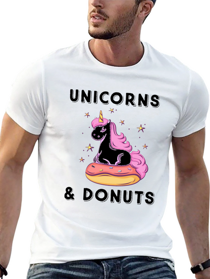Unicorns & Donuts Graphic T-Shirt