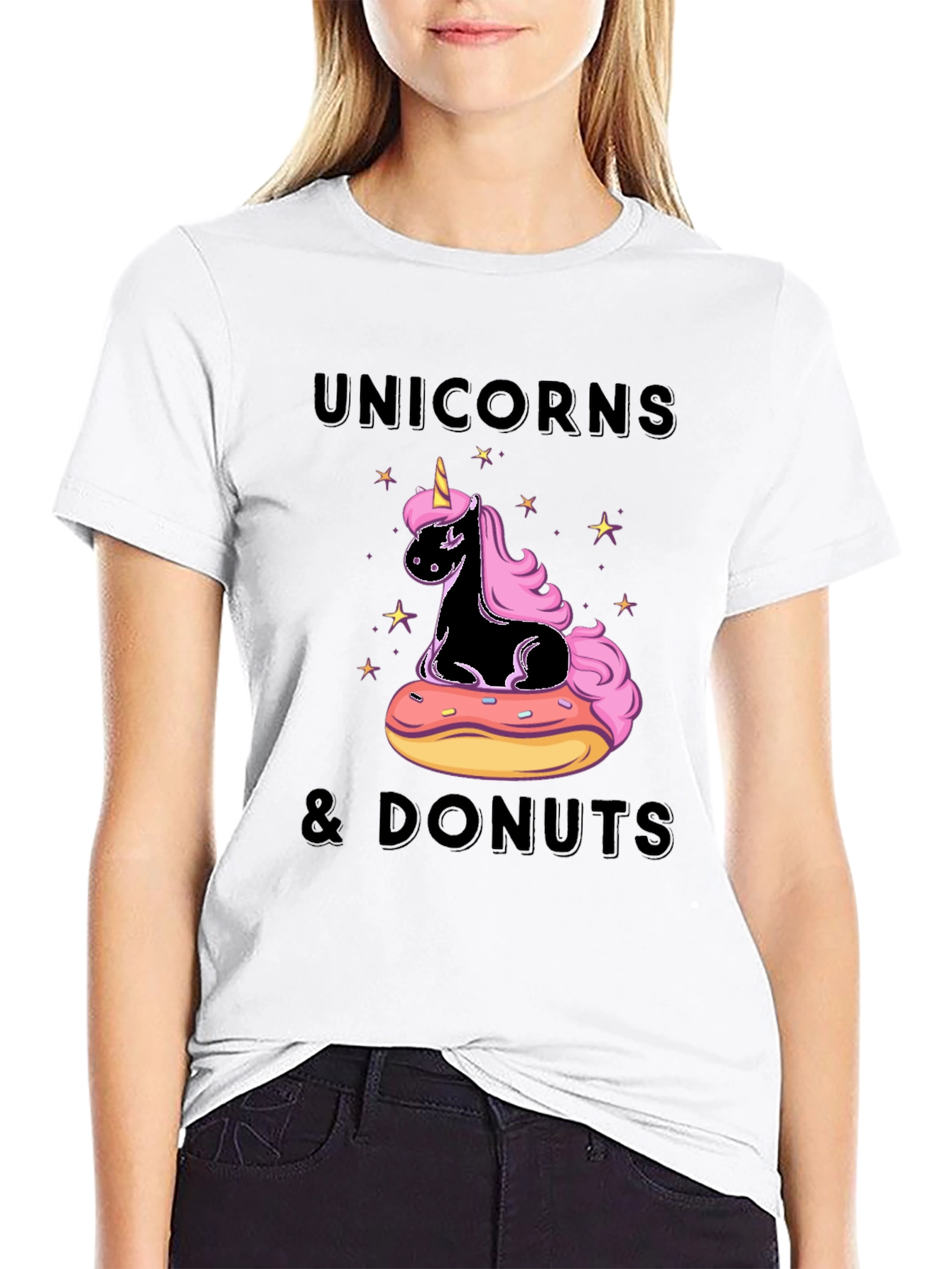 Unicorns & Donuts Graphic T-Shirt