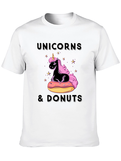 Unicorns & Donuts Graphic T-Shirt