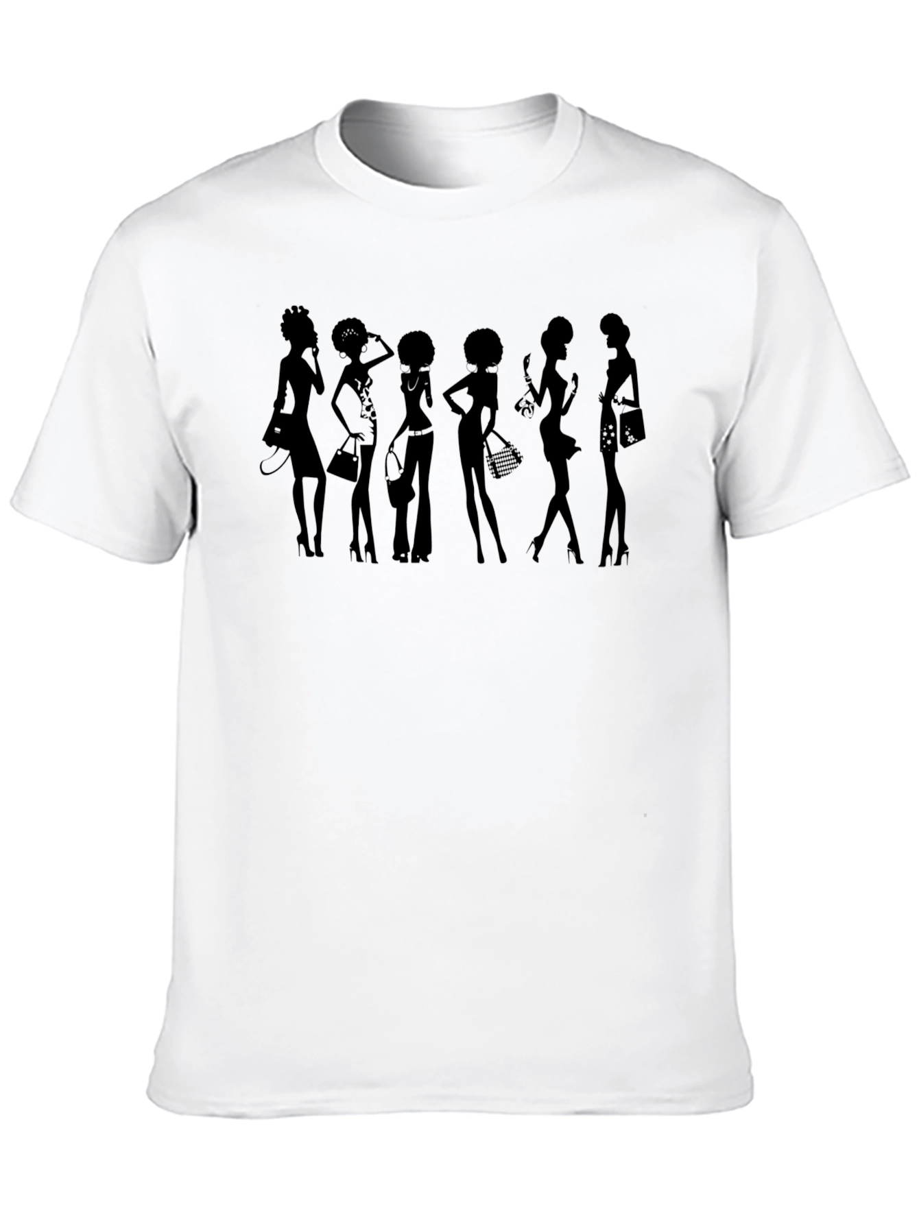 Silhouette Fashionista Black T-Shirt