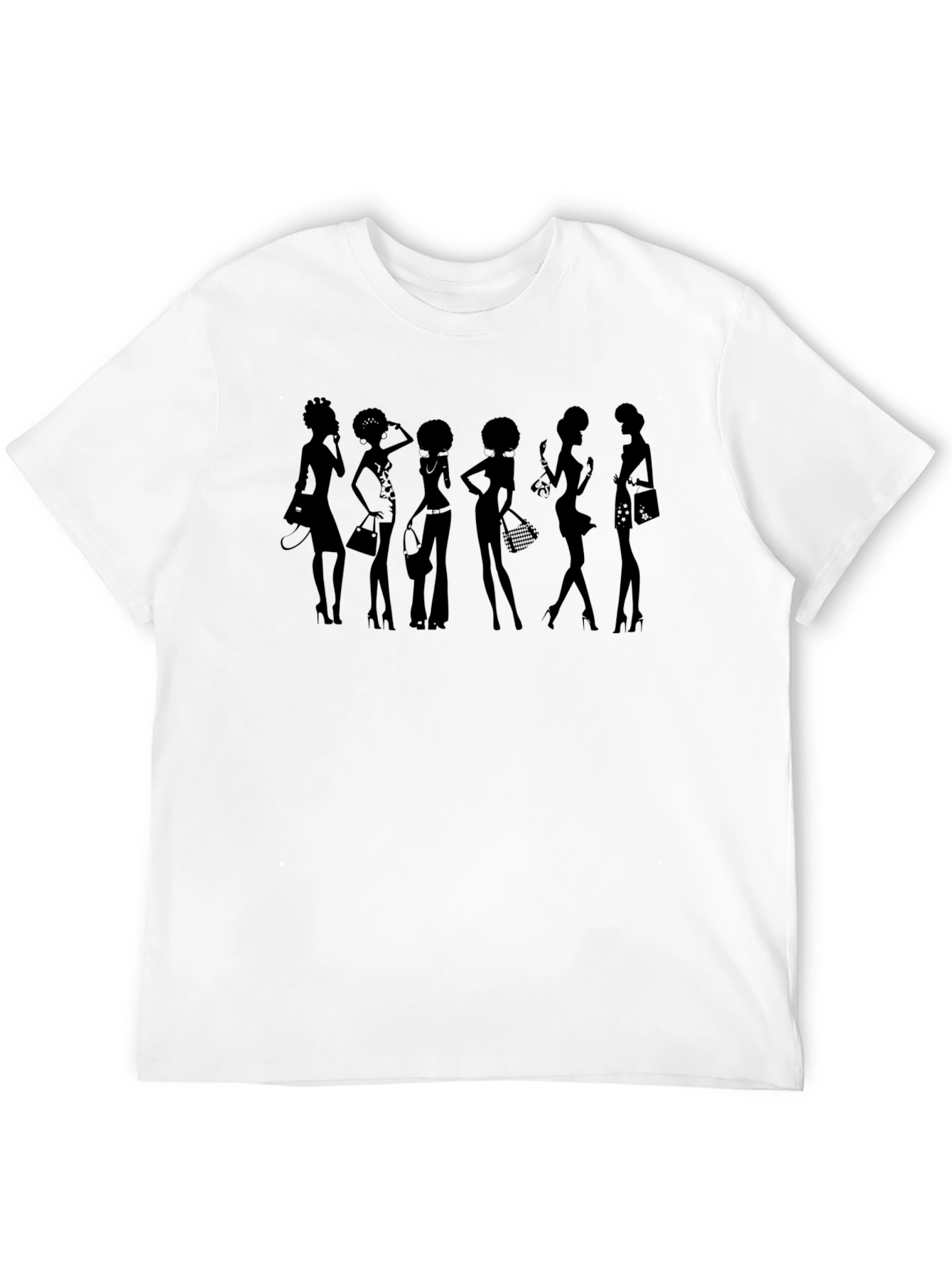 Silhouette Fashionista Black T-Shirt