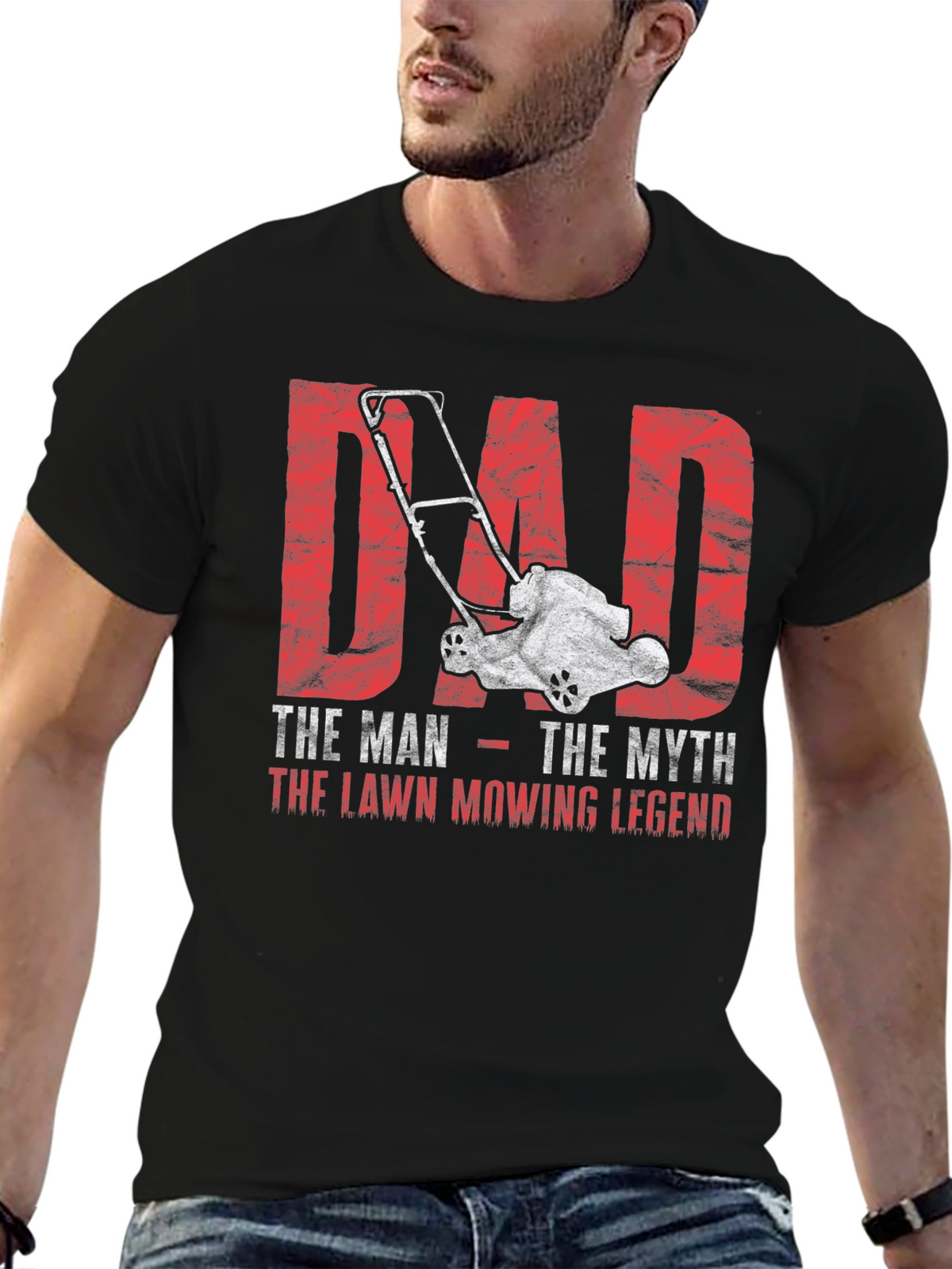 Dad Lawn Mowing Legend T-Shirt