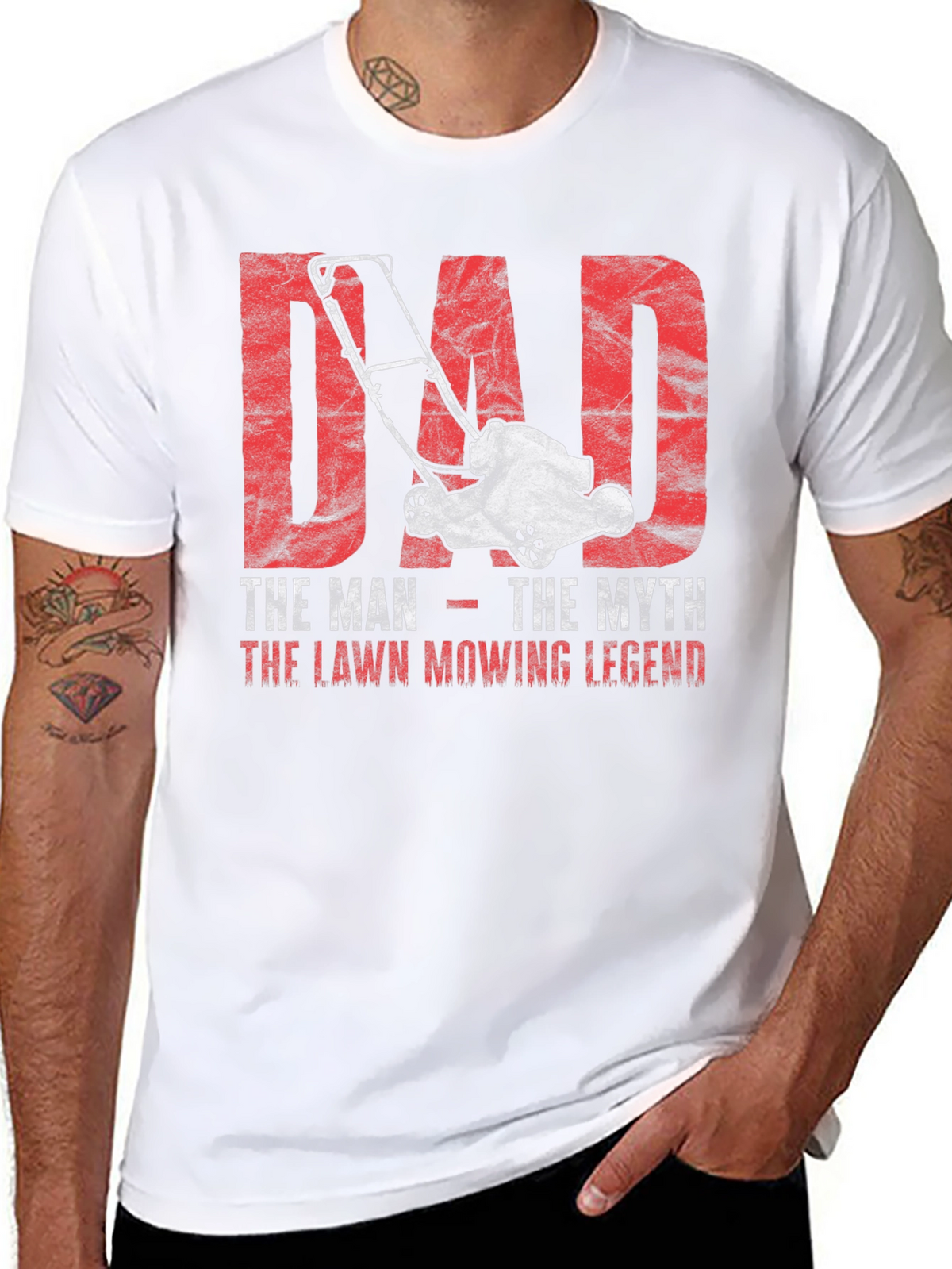 Dad Lawn Mowing Legend T-Shirt