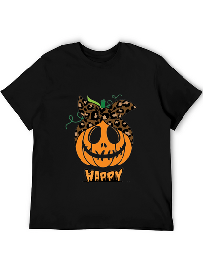 Happy Pumpkin Headband Graphic Tee