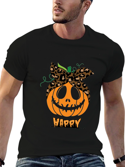 Happy Pumpkin Headband Graphic Tee