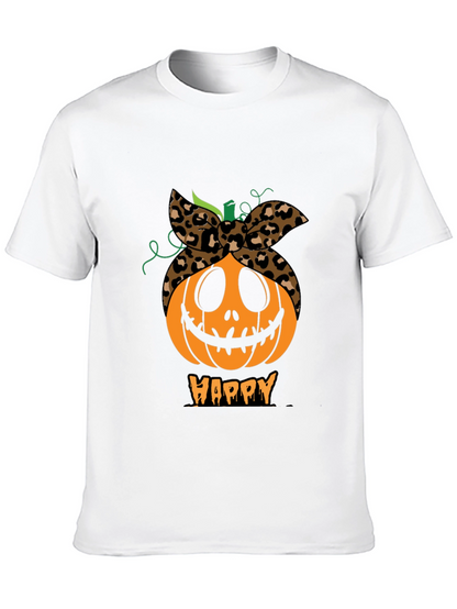Happy Pumpkin Headband Graphic Tee