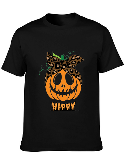 Happy Pumpkin Headband Graphic Tee