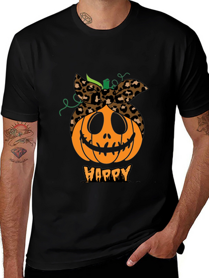 Happy Pumpkin Headband Graphic Tee