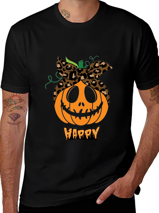 Happy Pumpkin Headband Graphic Tee